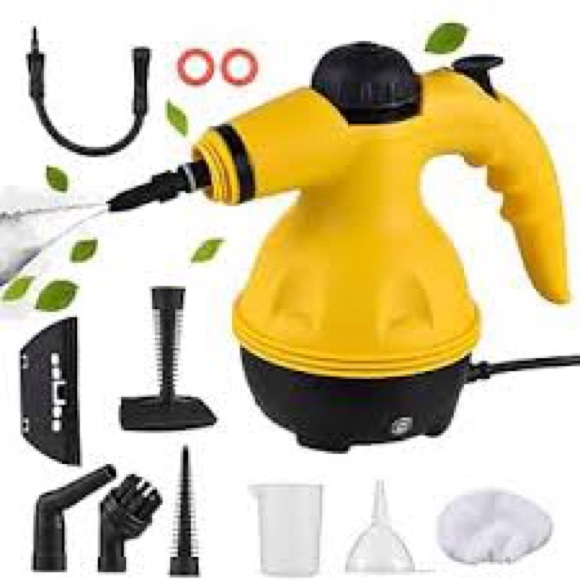 Yellow Handheld Steam Cleaner - Picture 2 of 7